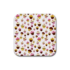 Eat Me Rubber Coaster (square)  by Valentinaart