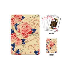 Beautiful Pink Roses Playing Cards (mini)  by Brittlevirginclothing