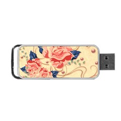 Beautiful Pink Roses Portable Usb Flash (two Sides) by Brittlevirginclothing