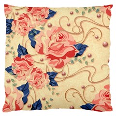 Beautiful Pink Roses Standard Flano Cushion Case (two Sides) by Brittlevirginclothing