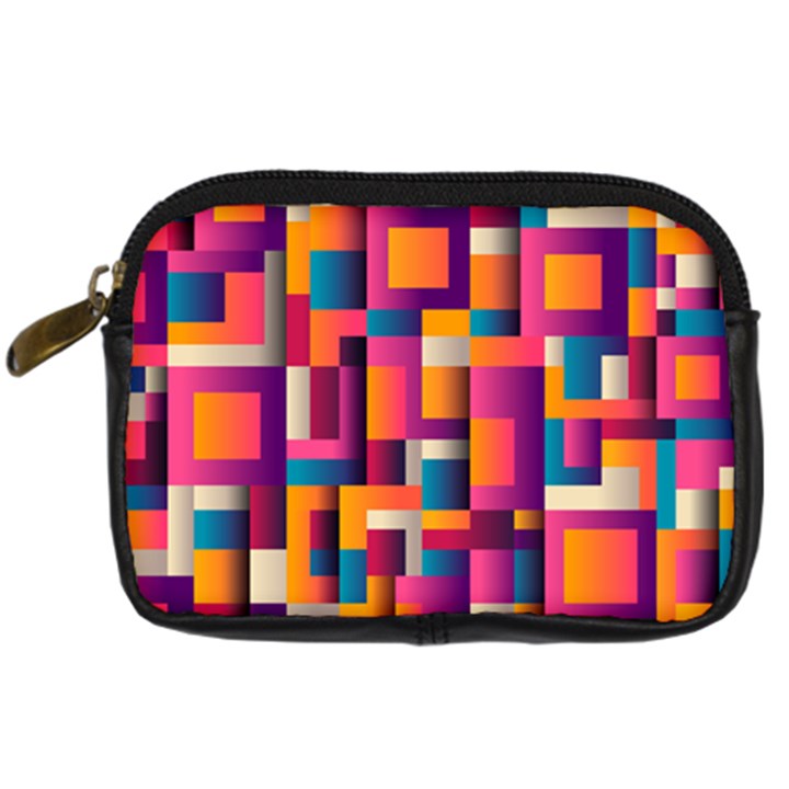 Abstract Background Geometry Blocks Digital Camera Cases