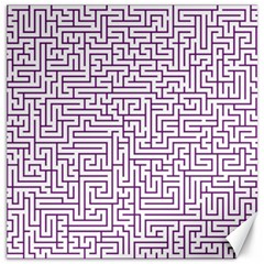 Maze Lost Confusing Puzzle Canvas 12  X 12   by Amaryn4rt