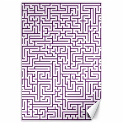 Maze Lost Confusing Puzzle Canvas 24  X 36  by Amaryn4rt