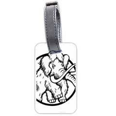 Mammoth Elephant Strong Luggage Tags (One Side) 
