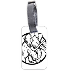 Mammoth Elephant Strong Luggage Tags (one Side) 