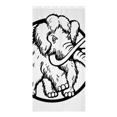 Mammoth Elephant Strong Shower Curtain 36  X 72  (stall)  by Amaryn4rt