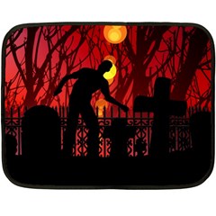 Horror Zombie Ghosts Creepy Fleece Blanket (Mini)