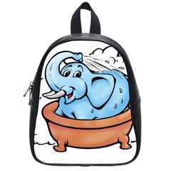 Elephant Bad Shower School Bags (small)  by Amaryn4rt