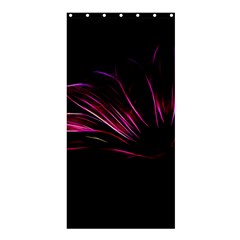 Purple Flower Pattern Design Abstract Background Shower Curtain 36  X 72  (stall)  by Amaryn4rt