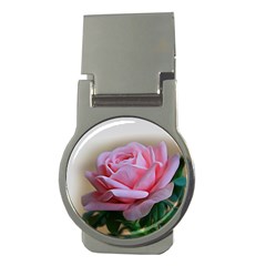 Rose Pink Flowers Pink Saturday Money Clips (round)  by Amaryn4rt