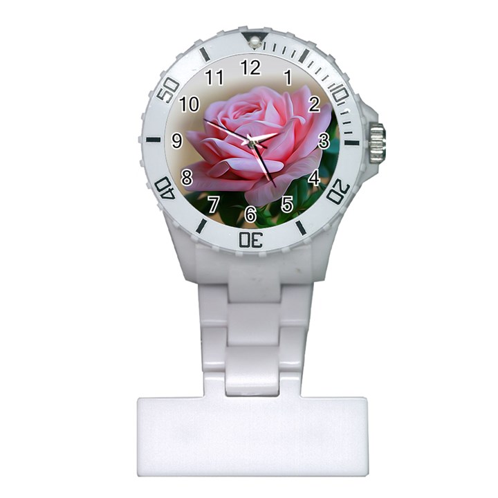 Rose Pink Flowers Pink Saturday Plastic Nurses Watch