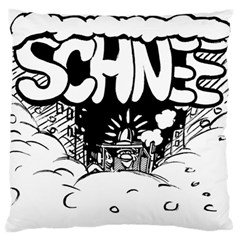 Snow Removal Winter Word Large Cushion Case (one Side) by Amaryn4rt