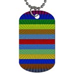 Pattern Background Dog Tag (Two Sides) Front