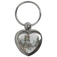 Santa Claus Nicholas Key Chains (heart)  by Amaryn4rt