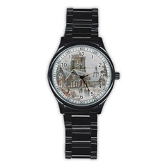 Santa Claus Nicholas Stainless Steel Round Watch by Amaryn4rt