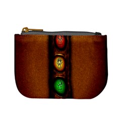 Traffic Light Green Red Yellow Mini Coin Purses