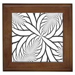 Fractal Symmetry Pattern Network Framed Tiles by Amaryn4rt