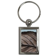 Leaf Veins Nerves Macro Closeup Key Chains (rectangle)  by Amaryn4rt