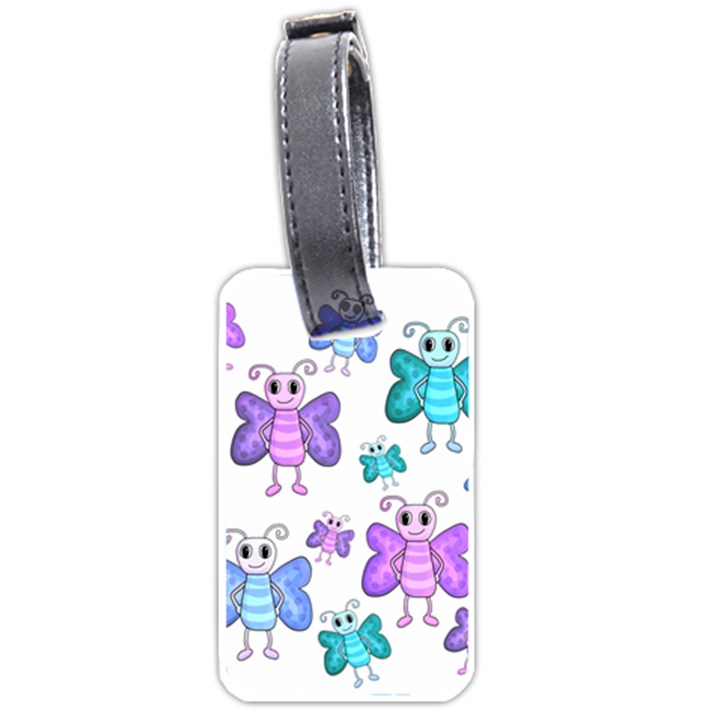 Cute butterflies pattern Luggage Tags (One Side) 