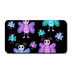 Blue and purple butterflies Medium Bar Mats