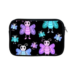 Blue And Purple Butterflies Apple Ipad Mini Zipper Cases by Valentinaart