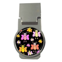 Cute Butterflies, Colorful Design Money Clips (round)  by Valentinaart