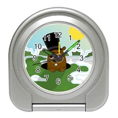 Groundhog Travel Alarm Clocks by Valentinaart