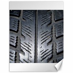 Mature Black Auto Altreifen Rubber Pattern Texture Car Canvas 12  X 16  