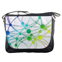 Network Connection Structure Knot Messenger Bags by Amaryn4rt