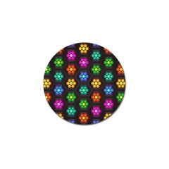 Pattern Background Colorful Design Golf Ball Marker (4 pack)