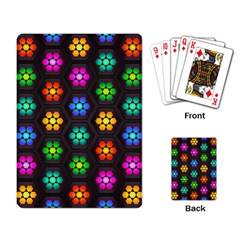 Pattern Background Colorful Design Playing Card