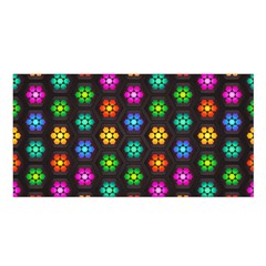 Pattern Background Colorful Design Satin Shawl