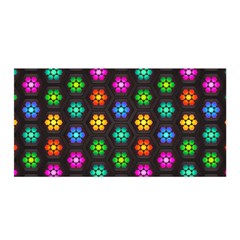 Pattern Background Colorful Design Satin Wrap