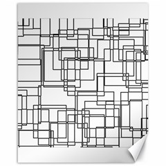 Structure Pattern Network Canvas 16  X 20  