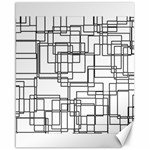 Structure Pattern Network Canvas 16  x 20   15.75 x19.29  Canvas - 1