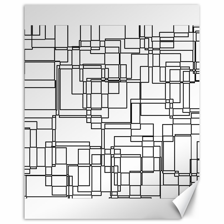 Structure Pattern Network Canvas 16  x 20  