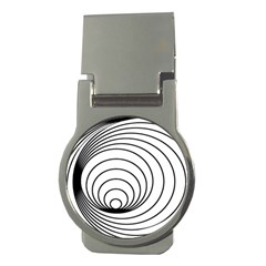 Spiral Eddy Route Symbol Bent Money Clips (round) 