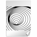 Spiral Eddy Route Symbol Bent Canvas 12  x 18   11.88 x17.36  Canvas - 1