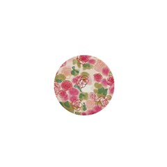 Aquarelle Pink Flower  1  Mini Buttons by Brittlevirginclothing