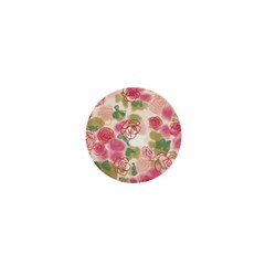 Aquarelle Pink Flower  1  Mini Magnets by Brittlevirginclothing