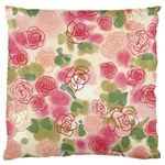 Aquarelle pink flower  Standard Flano Cushion Case (Two Sides) Front