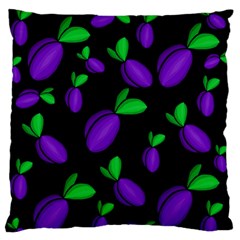 Plums Pattern Standard Flano Cushion Case (two Sides) by Valentinaart