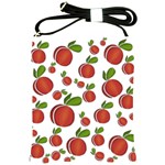 Peaches pattern Shoulder Sling Bags Front