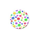 Macaroons Golf Ball Marker Front