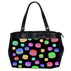 Colorful Macaroons Office Handbags (2 Sides)  by Valentinaart