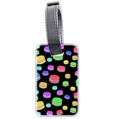 Colorful Macaroons Luggage Tags (two Sides) by Valentinaart