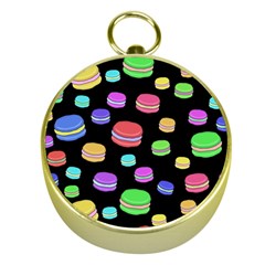 Colorful Macaroons Gold Compasses by Valentinaart