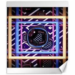 Abstract Sphere Room 3d Design Canvas 20  X 24  