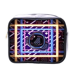 Abstract Sphere Room 3d Design Mini Toiletries Bags by Amaryn4rt