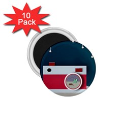 Camera Vector Illustration 1 75  Magnets (10 Pack)  by Amaryn4rt